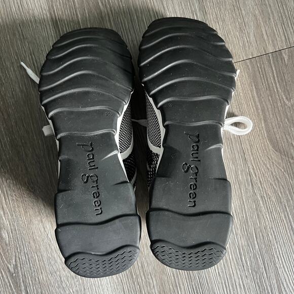 Paul Green Maddox Shoes Black & White Size 5 1/2 UK (8 US) - Picture 6 of 10